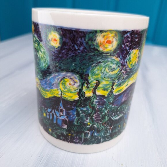 Vintage Mug Van Gogh Starry Night Artist Gifts Famous Impressionist Painting Art - Picture 13 of 17